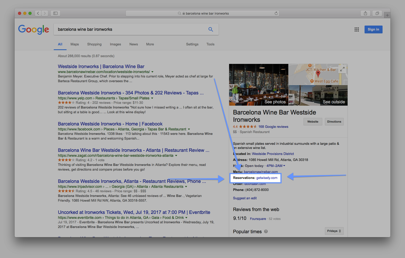 How to Change Your Restaurant’s Google Reservations Link